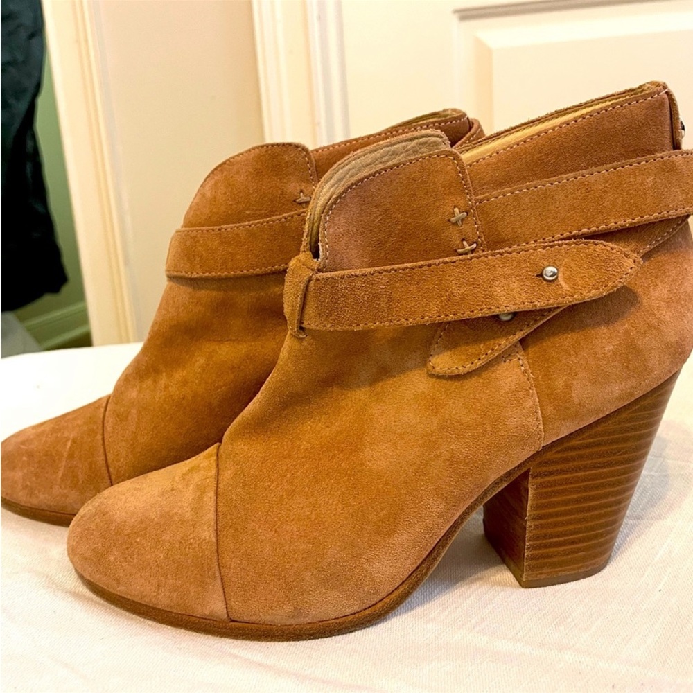 Rag & Bone, beige suede ankle boots, Size 9